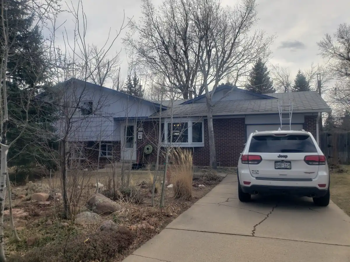 Storm damage roof replacement project in Colorado by Gates Enterprises