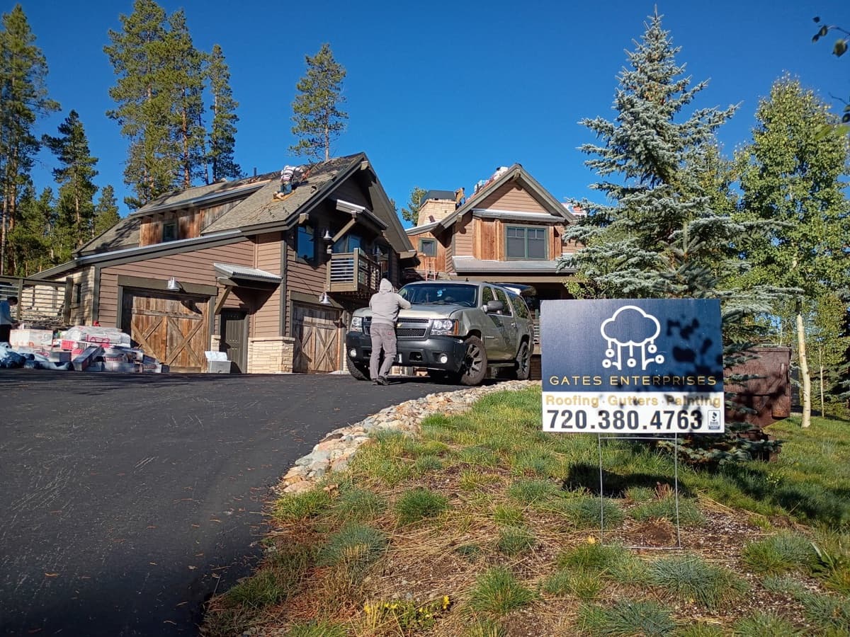 Gates Enterprises roofing team installing a new roof in Colorado